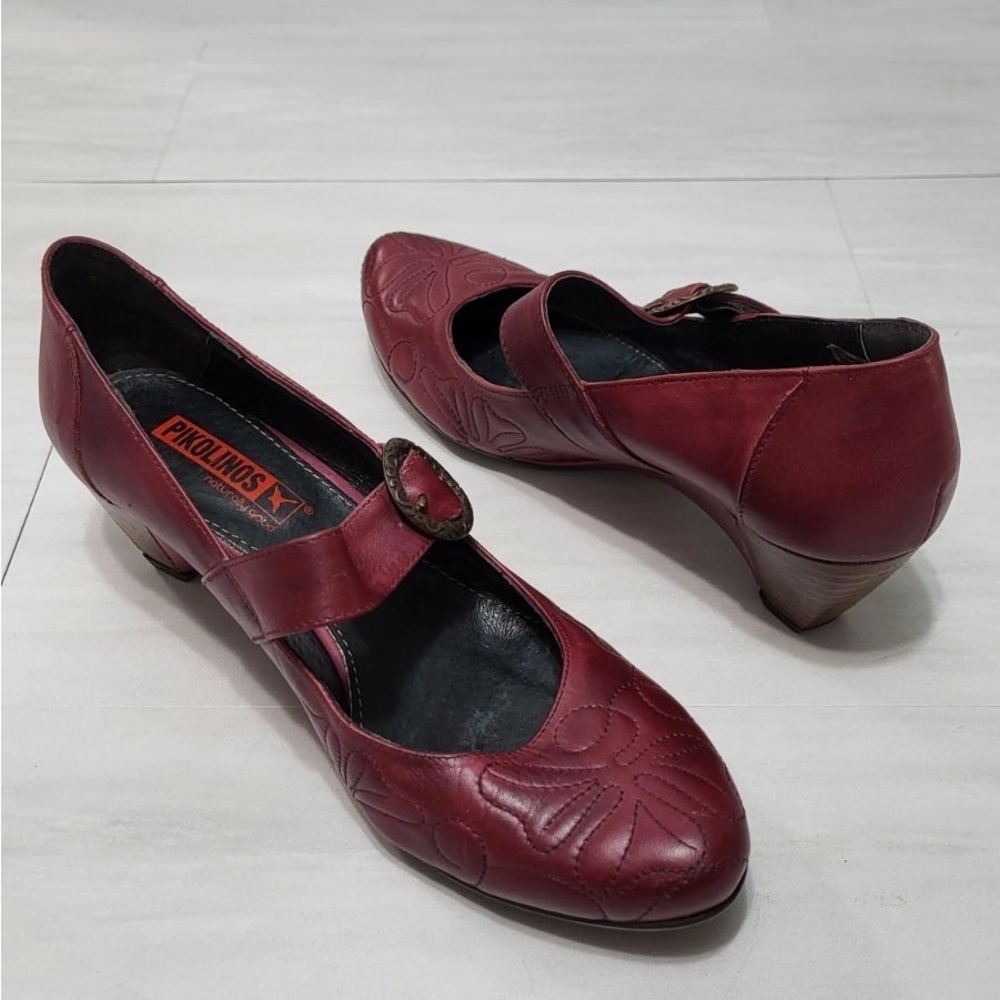 Pikolinos Mary Jane Kitten Heel size EU 37 - Picture 6 of 11
